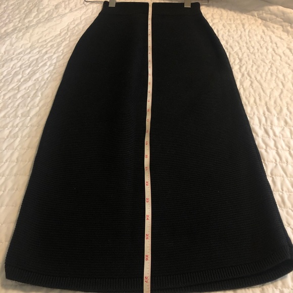 ‼️SOLD‼️Express Two-Piece MIDI Sweater Top & High Waister Skirt, SZ: XS-TP, BLK - Picture 12 of 17